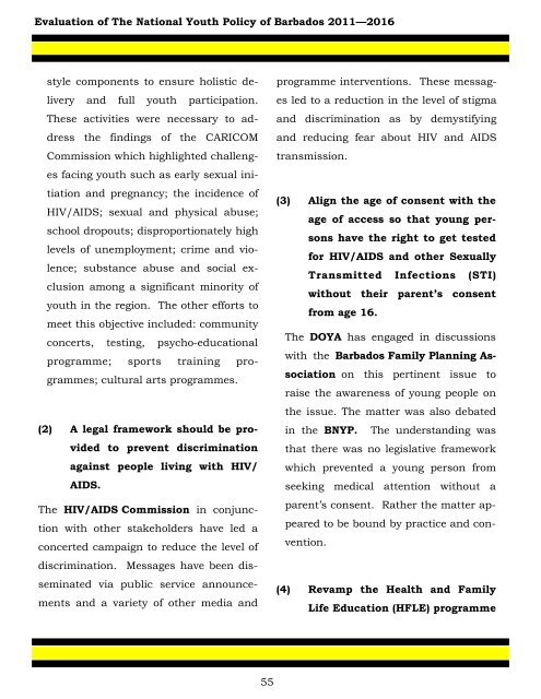 Final - Evaluation of NYP 2011 - 2016