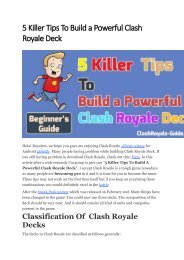 8 Clash Royale Hack