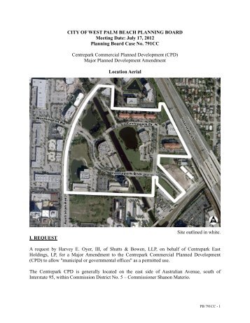 Planning Board Case No. 791CC - City of West Palm Beach