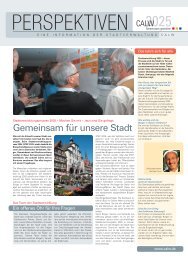 Stadtentwicklungsprozess 2025 - Stadt Calw