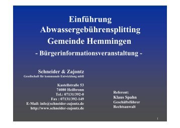 Folien im PDF-Format - Gemeinde Hemmingen