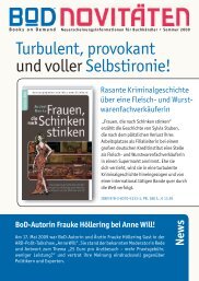 Turbulent, provokant und voller Selbstironie! - BoD