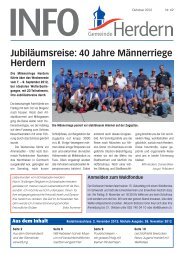 INFO - Gemeinde Herdern