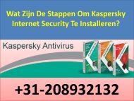 Wat Zijn De Stappen Om Kaspersky Internet Security Te Installeren