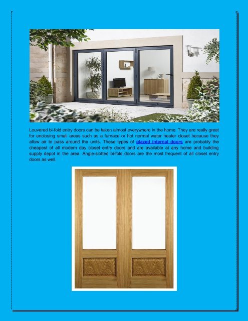 Buying High Quality Contemporary Doors for Better Reliability