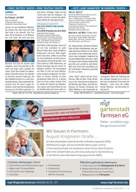 Hamburg Nordost Magazin III-2018 Juni - Juli 