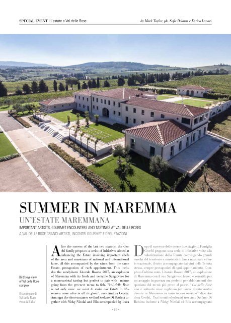 Toscana & Chianti Summer 2018