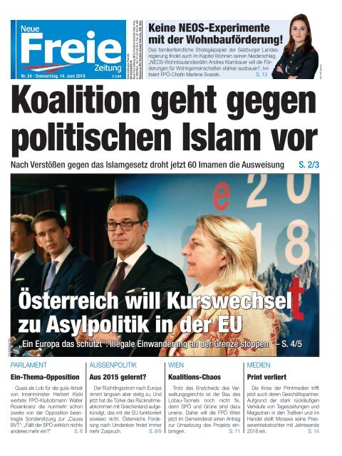 Koalition geht gegen politischen Islam vor