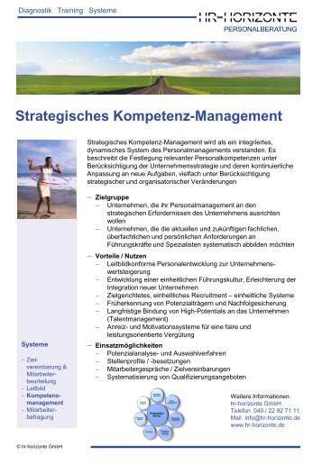 (Beispiel) Strategisches Kompetenz-Management - HR Horizonte