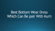 Bottom Wear Which Can Be pair With Kurti