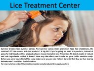 Lice Prevention