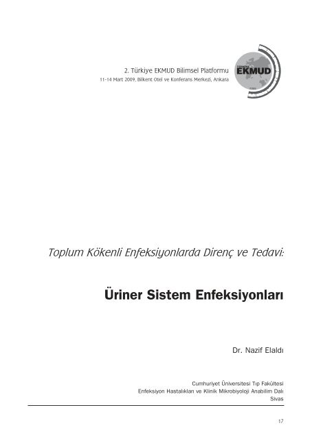 Vankomisine Dirençli Enterokoklar (VRE) - EKMUD