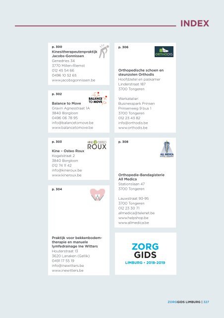 Zorggids Limburg 2018-2019