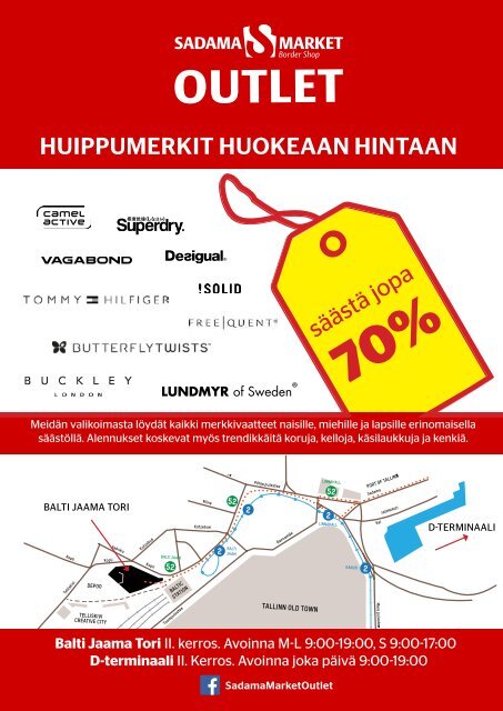 Tallinn-Helsingi Shuttle 1.5.-30.6.2018 pakkumised