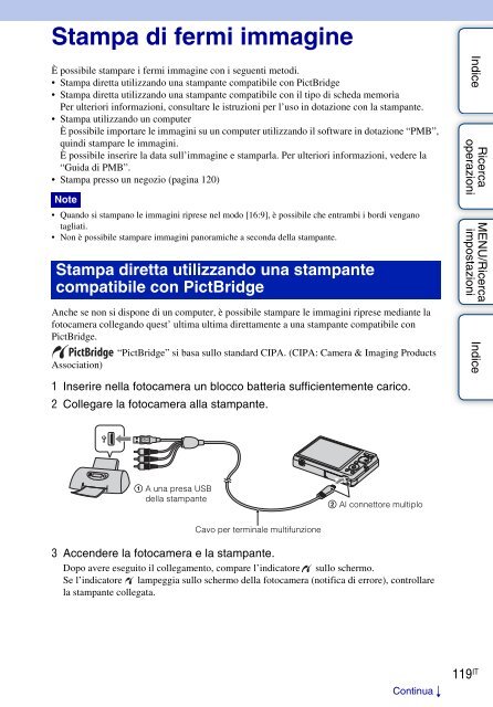 Sony DSC-W350D - DSC-W350D Consignes d&rsquo;utilisation Italien