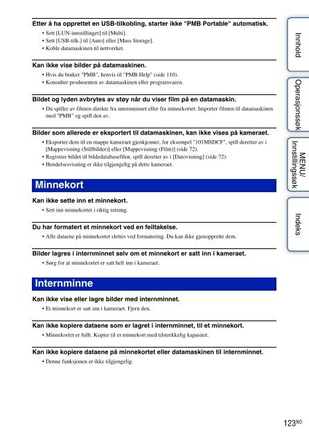 Sony DSC-W350D - DSC-W350D Consignes d&rsquo;utilisation Norv&eacute;gien