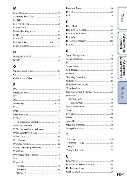 Sony DSC-W350D - DSC-W350D Guide pratique Slovaque