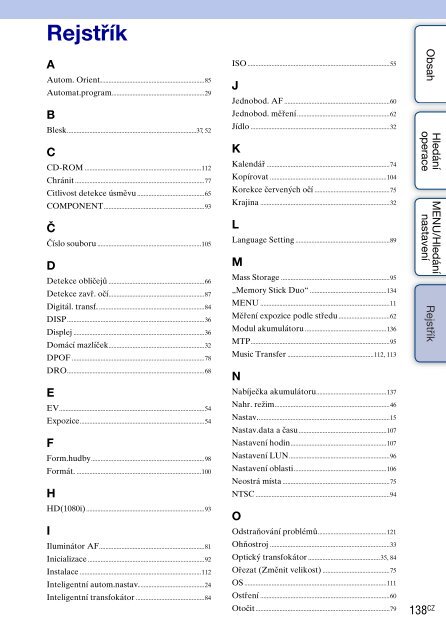 Sony DSC-W350D - DSC-W350D Guide pratique Tch&egrave;que