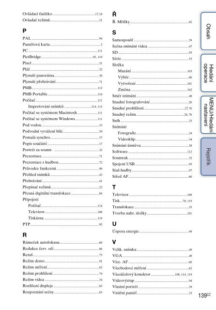 Sony DSC-W350D - DSC-W350D Guide pratique Tch&egrave;que