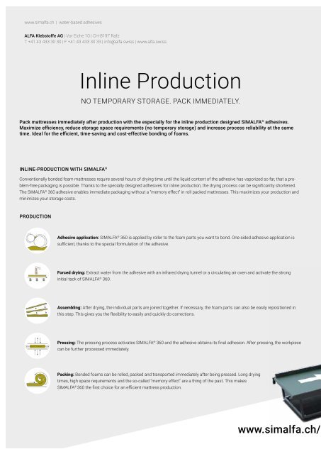 SIMALFA® Inline-Production EN