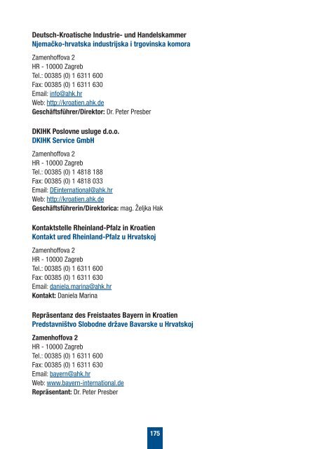 Kontaktstelle für die rheinland - AHK Kroatien