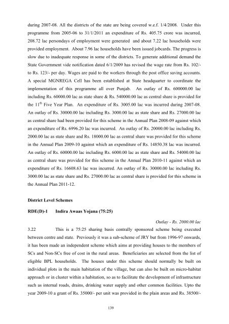 Writeup AP 2011-12 - Punjab State Planning Board