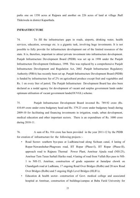 Writeup AP 2011-12 - Punjab State Planning Board