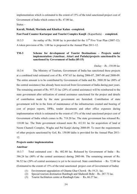 Writeup AP 2011-12 - Punjab State Planning Board