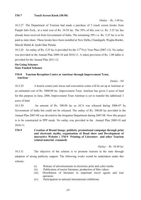 Writeup AP 2011-12 - Punjab State Planning Board