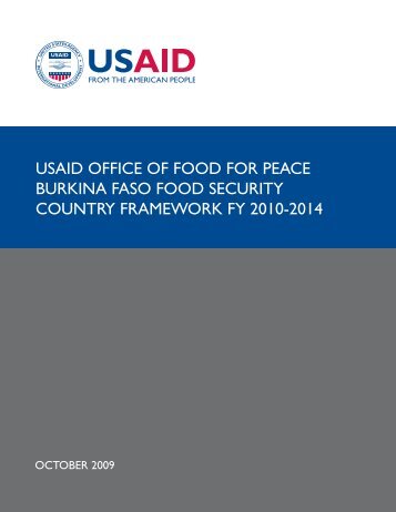 USAID Office of Food for Peace Burkina Faso - US Agency for ...