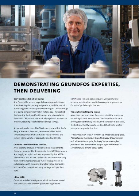 food application pumps - Grundfos