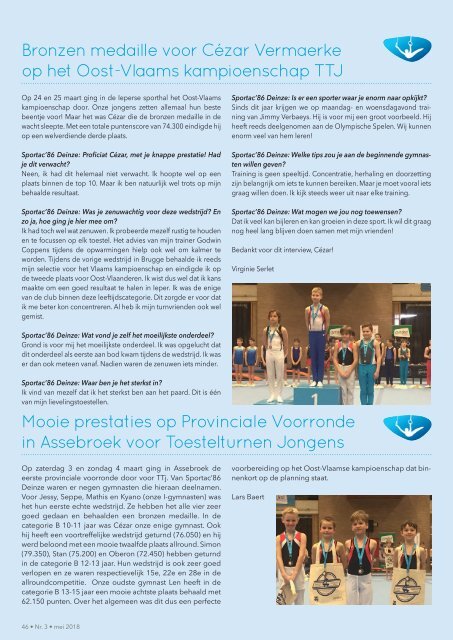 SportacContact JG32 - Nr 3 - mei 2018