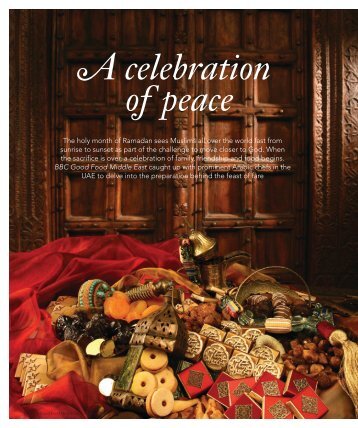 A celebration of peace - BBC Good Food Middle East