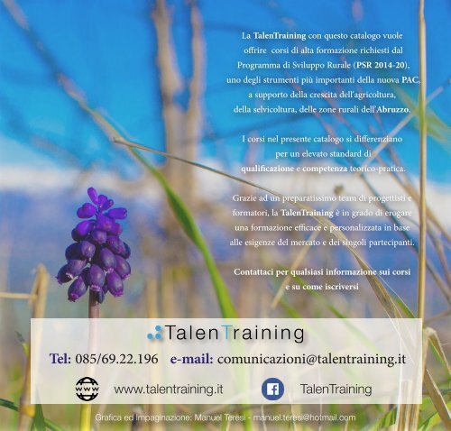 catalogo talentraining