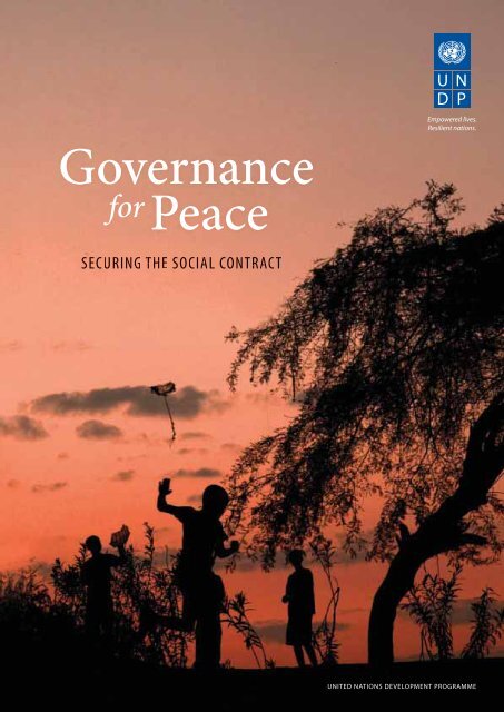 Governance Peace - United Nations Development Programme
