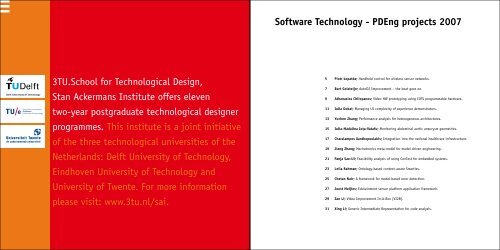 Software Technology - Stan Ackermans Institute - TU/e