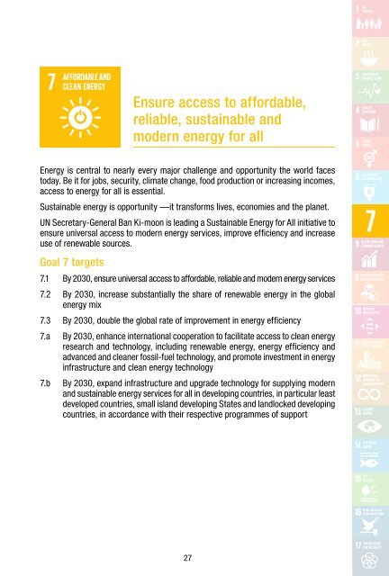 The 2030 Agenda and the Sustainable Development Goals: An opportunity for Latin America and the Caribbean