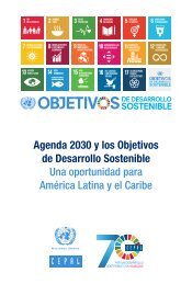 Agenda 2030 y los Objetivos de Desarrollo Sostenible: una oportunidad para América Latina y el Caribe
