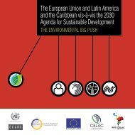 La Unión Europea y América Latina y el Caribe ante la Agenda 2030 para el Desarrollo Sostenible: el gran impulso ambiental