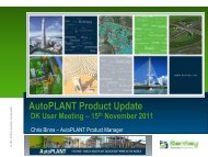 AutoPLANT Product Update - bentleyuser.dk