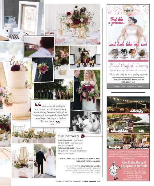 Real Weddings Magazine - Summer/Fall 2018