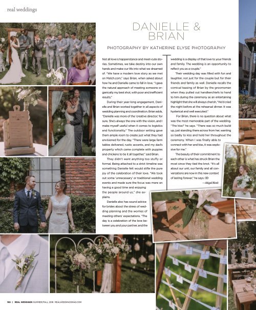 Real Weddings Magazine - Summer/Fall 2018