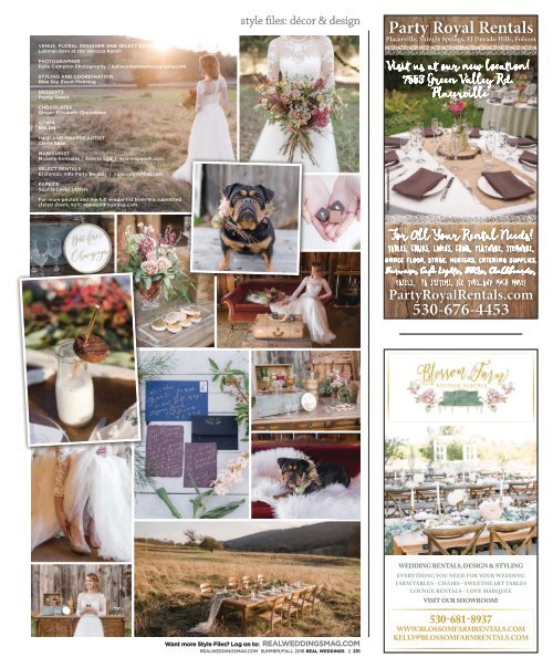 Real Weddings Magazine - Summer/Fall 2018