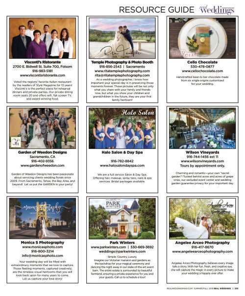 Real Weddings Magazine - Summer/Fall 2018