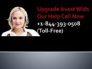 Upgrade Avast +1-844-393-0508