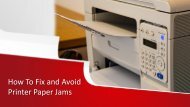 How to fix and Avoid Printer Paper Jams in New York City 