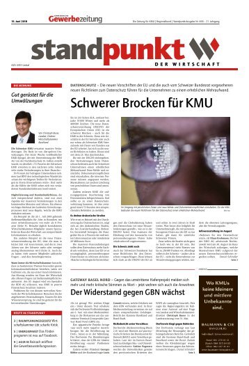 Standpunkt 466, 15.6.2018