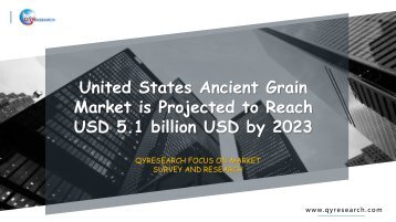 United States Ancient Grain Market is Projected to Reach USD 5.1 billion USD by 2023