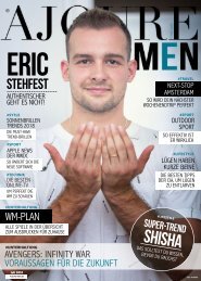 AJOURE´ Men Magazin Juli 2018