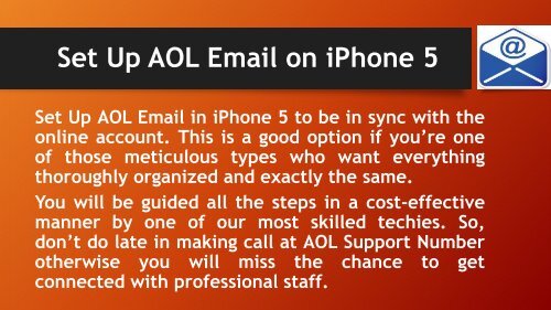 1-800-488-5392 Set Up AOL Email On iPhone 5